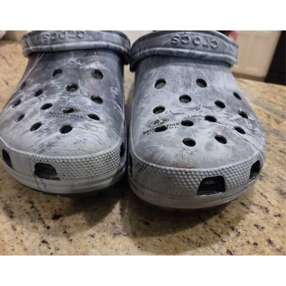 Crocs Mossy Oak Elements Fishing Gray  - All -Terrain Mens Size 12 - Picture 3 of 14